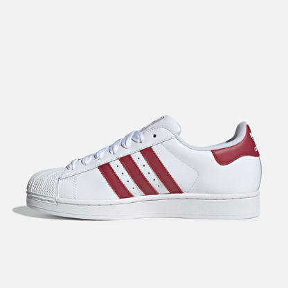 Adidas Superstar II White Red Patent