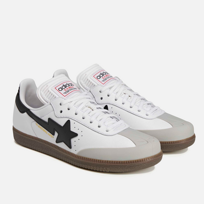 Adidas x Bape Samba White Black Gum