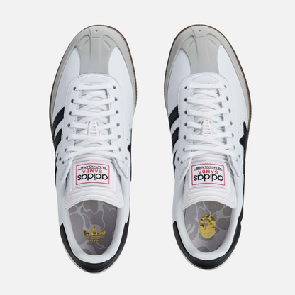 Adidas x Bape Samba White Black Gum