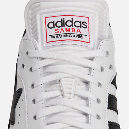 Adidas x Bape Samba White Black Gum
