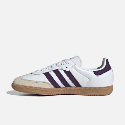 Adidas Women's Samba OG White Alumina Aurora Plum