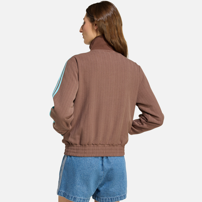 Adidas Women's Tailored Brown Track Jacket