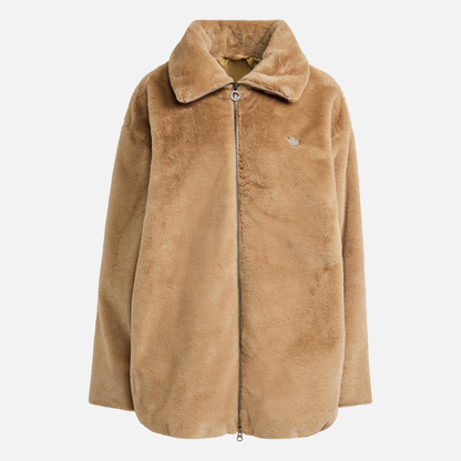 Adidas Women's Brown Fur Jacket