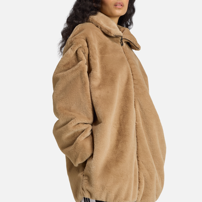 Adidas Women's Brown Fur Jacket