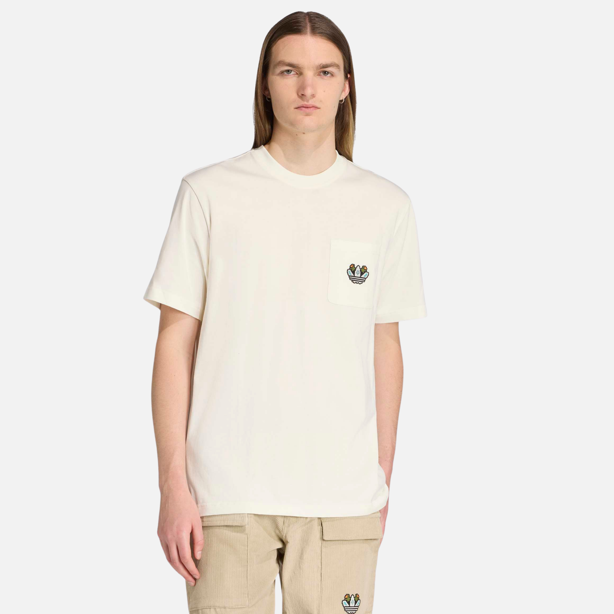 Adidas Off White Monogram Loose T-Shirt