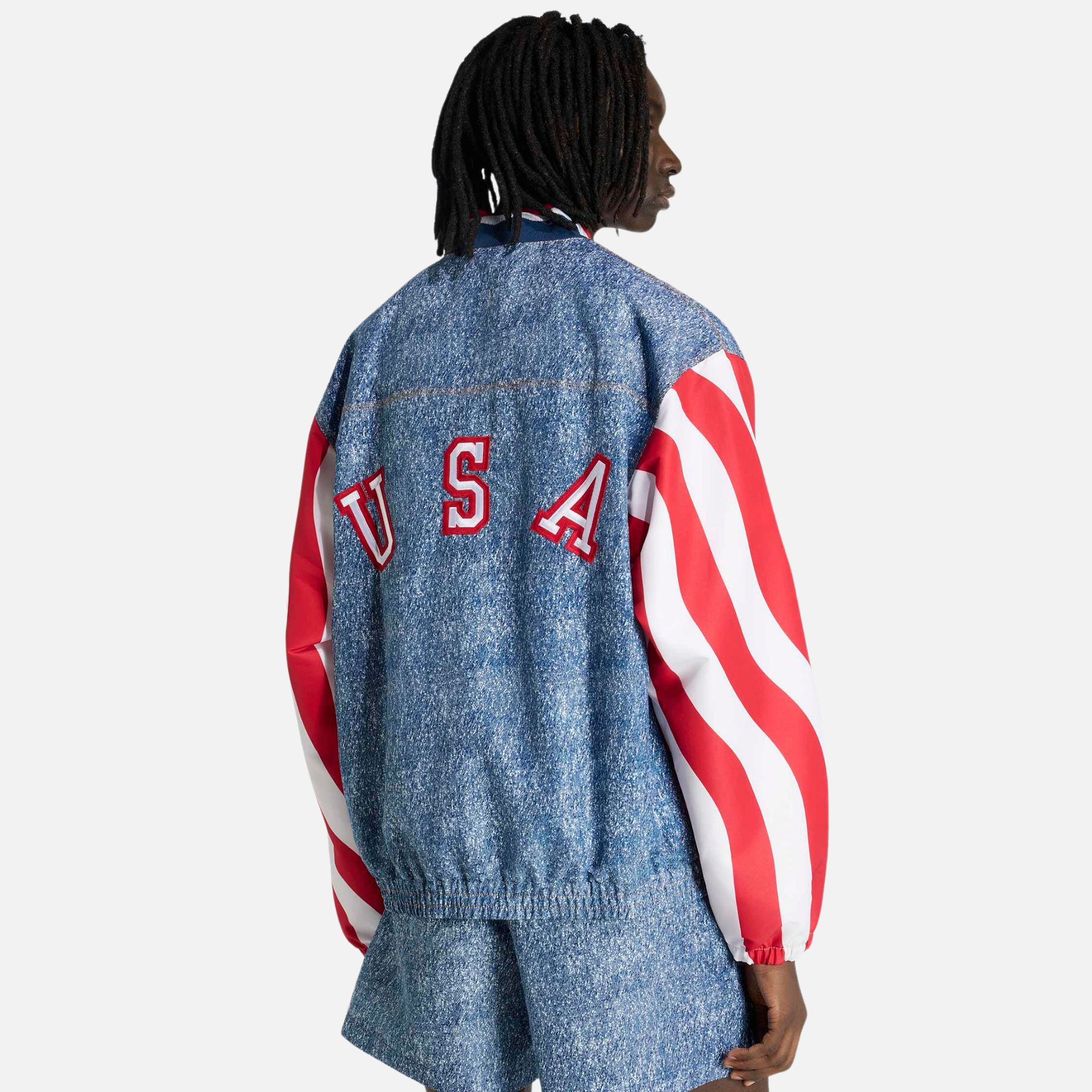 Adidas Denim Stripe USA Track Jacket