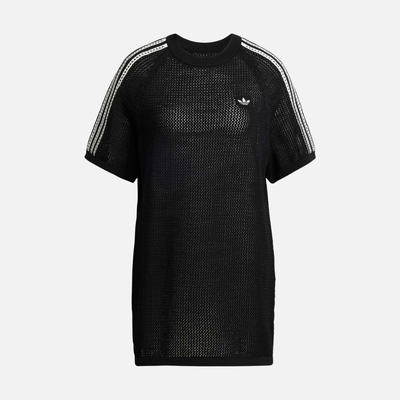 Adidas Women's Black Crochet Dress