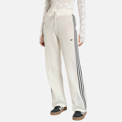 Adidas Women's Crochet Cream Track Pants