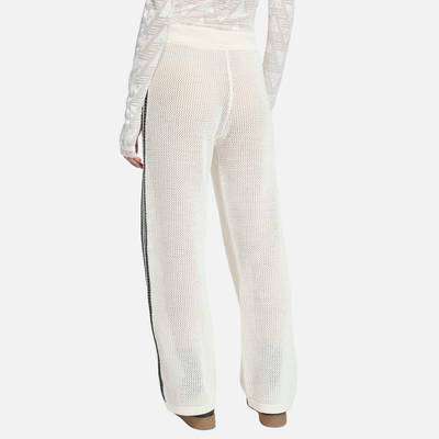 Adidas Women's Crochet Cream Track Pants