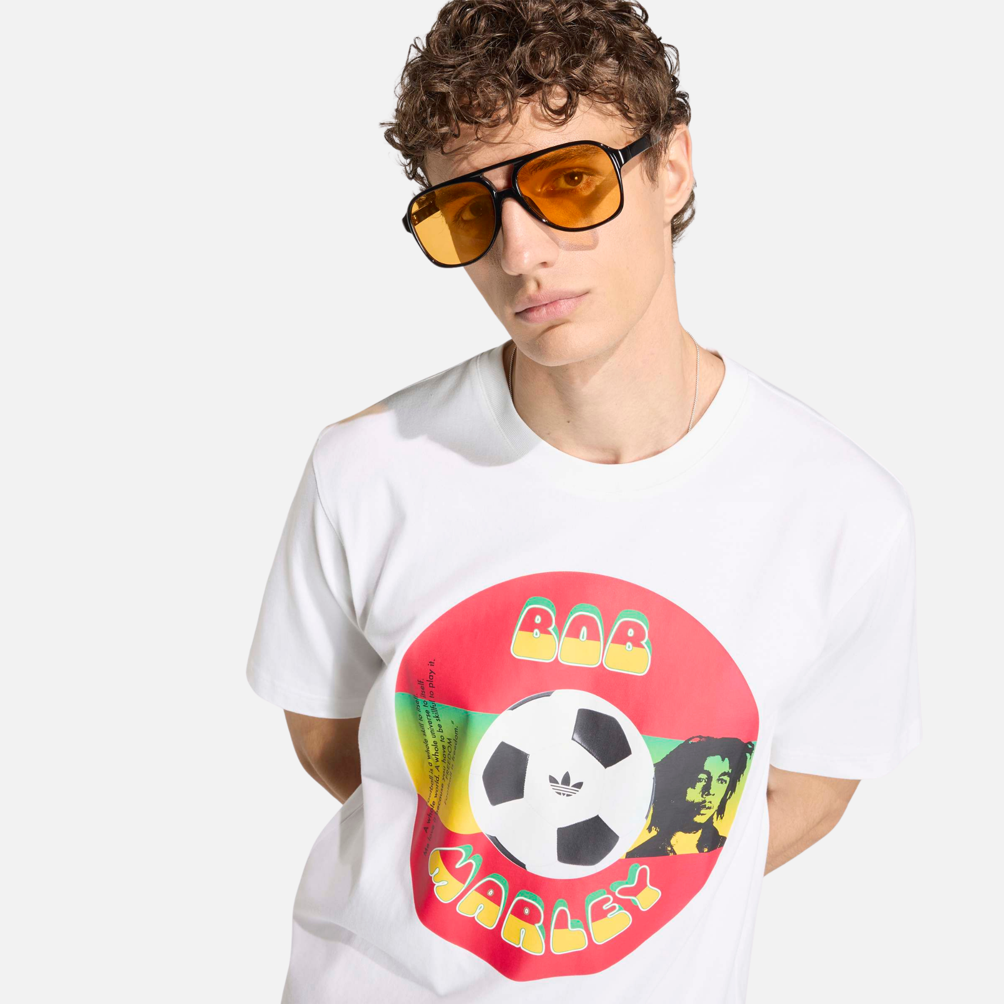 Adidas x Bob Marley OG White T-Shirt