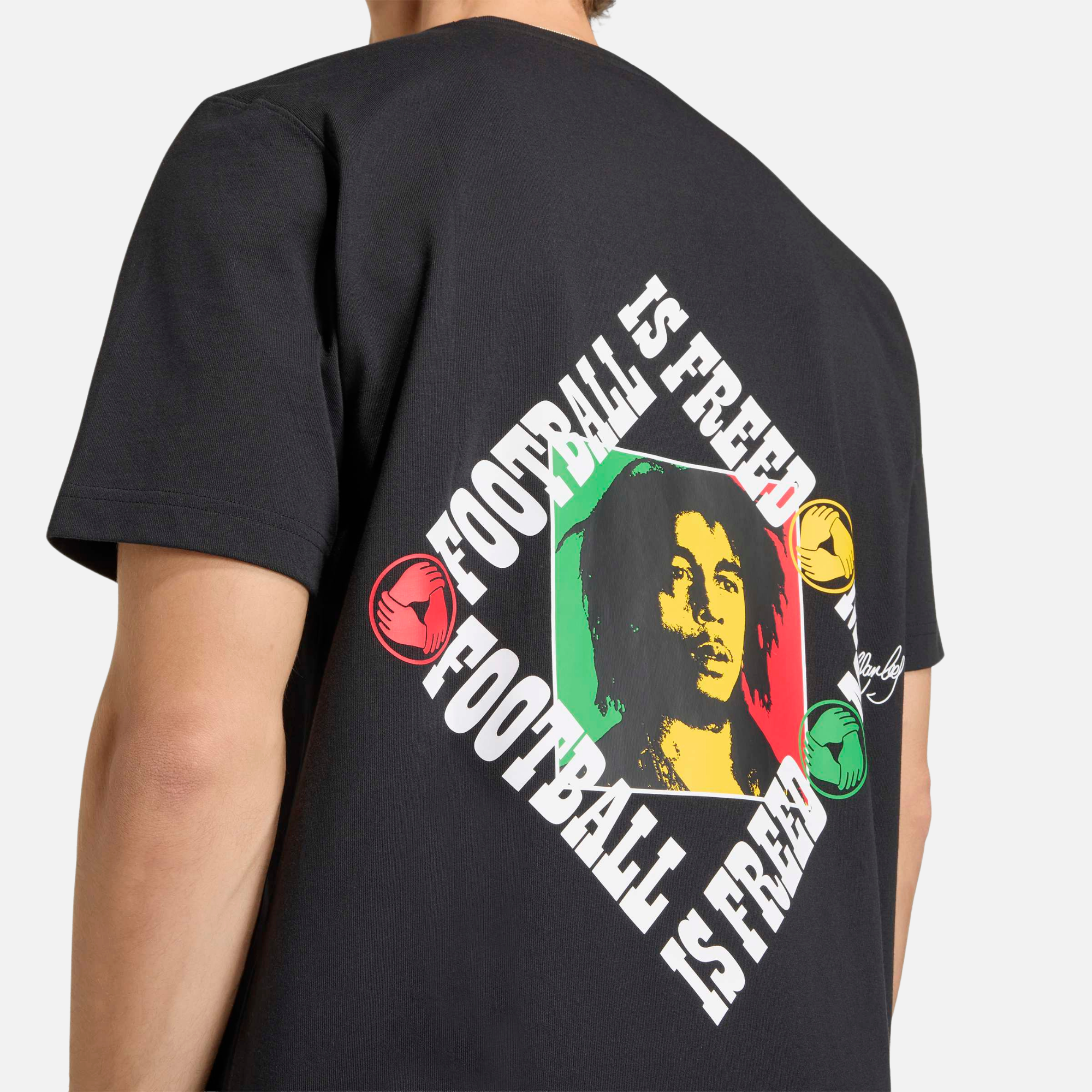 Adidas Black Bob Marley OG T-Shirt