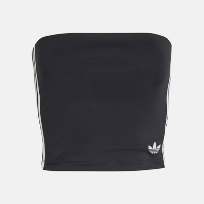 Adidas Women's 3 Stripes Black Tube Top