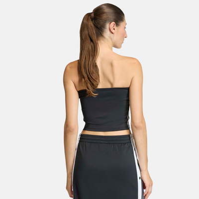 Adidas Women's 3 Stripes Black Tube Top