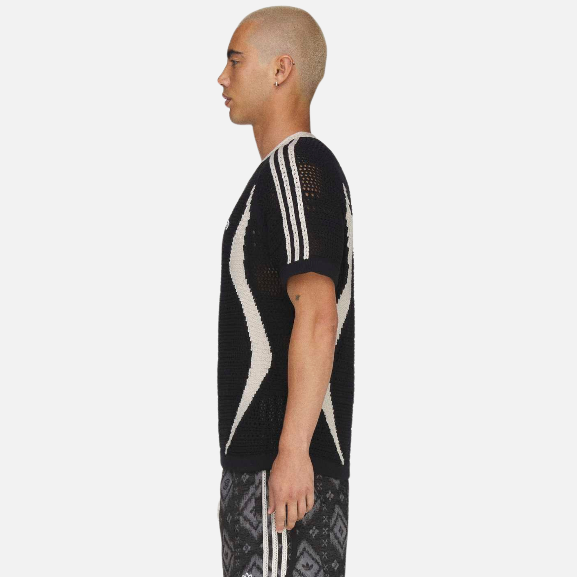 Adidas x Clot Black Knit Jersey By Edison Chen