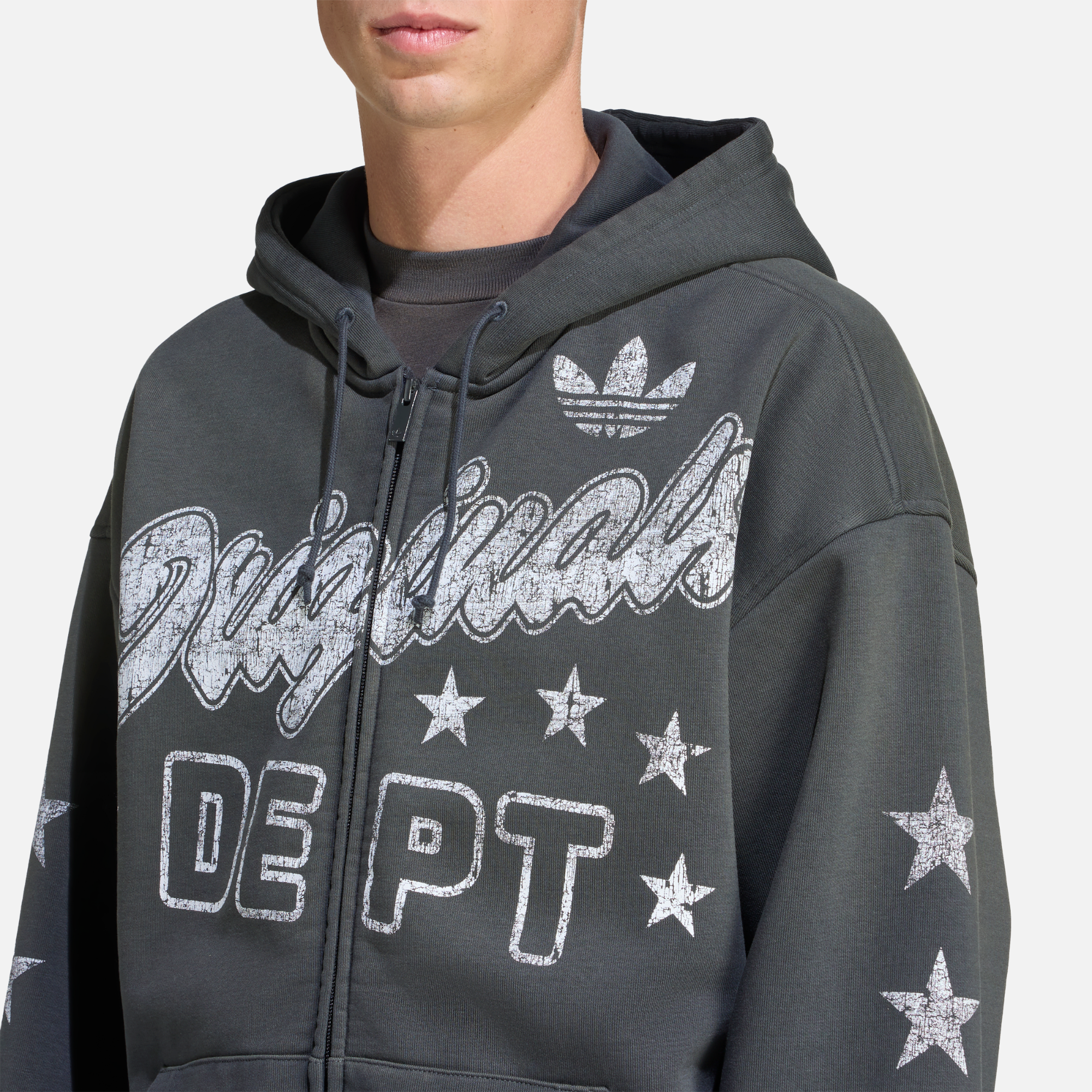Adidas Originals Dept. Full Zip Black Hoodie