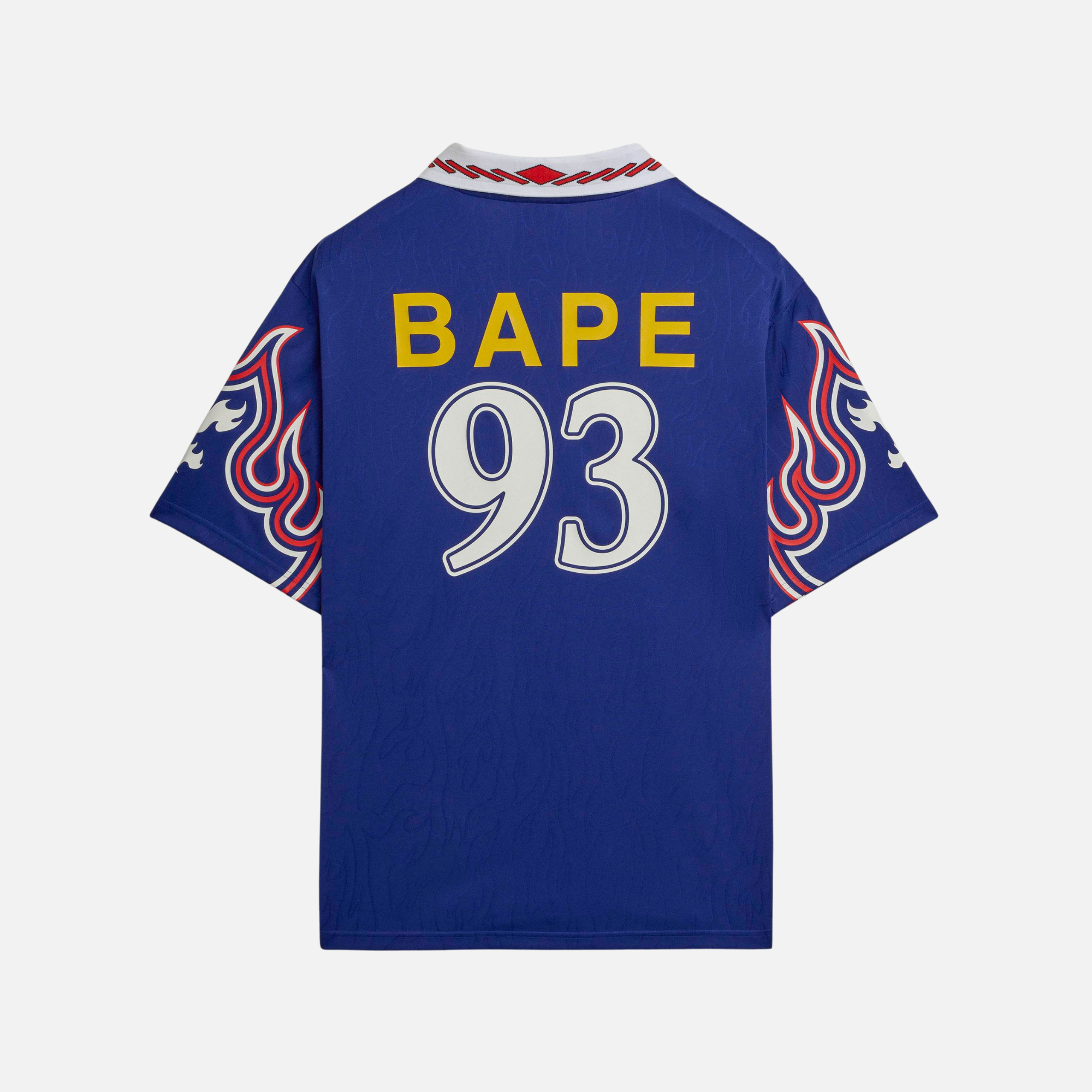 Adidas x Bape Flame Blue Soccer Jersey – Puffer Reds