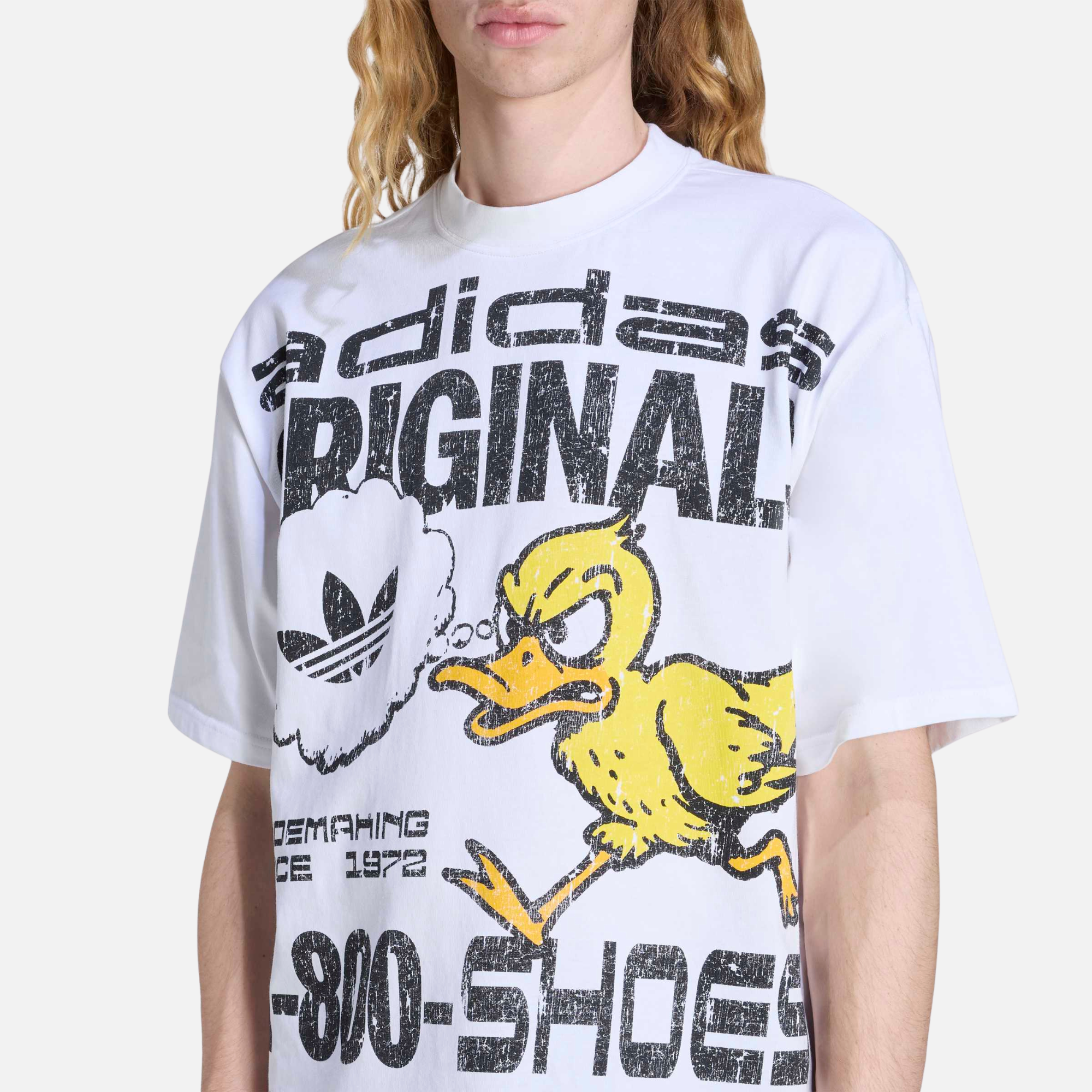 Adidas Originals Duck Graphic T-Shirt White