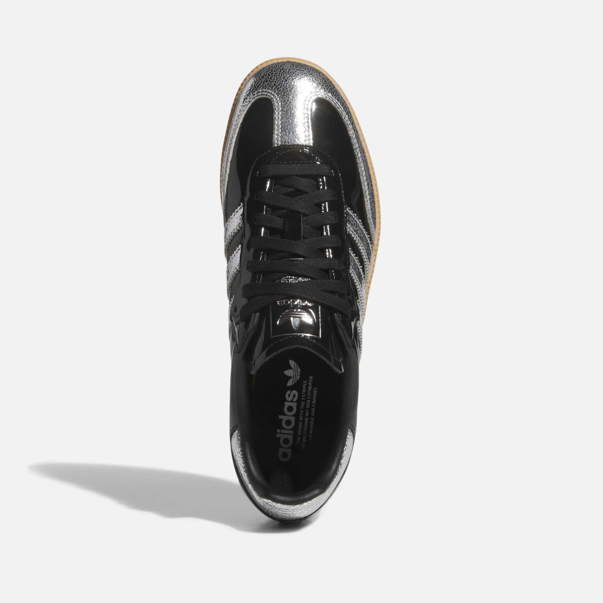 Adidas Samba OG Patent Black Silver Metallic