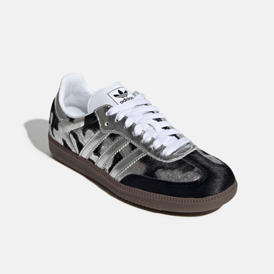 Adidas Women's Samba OG Pony Hair Black Silver