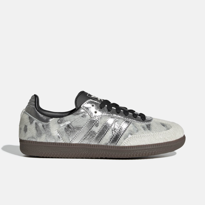 Adidas Women's Samba OG Pony Hair Cream Silver