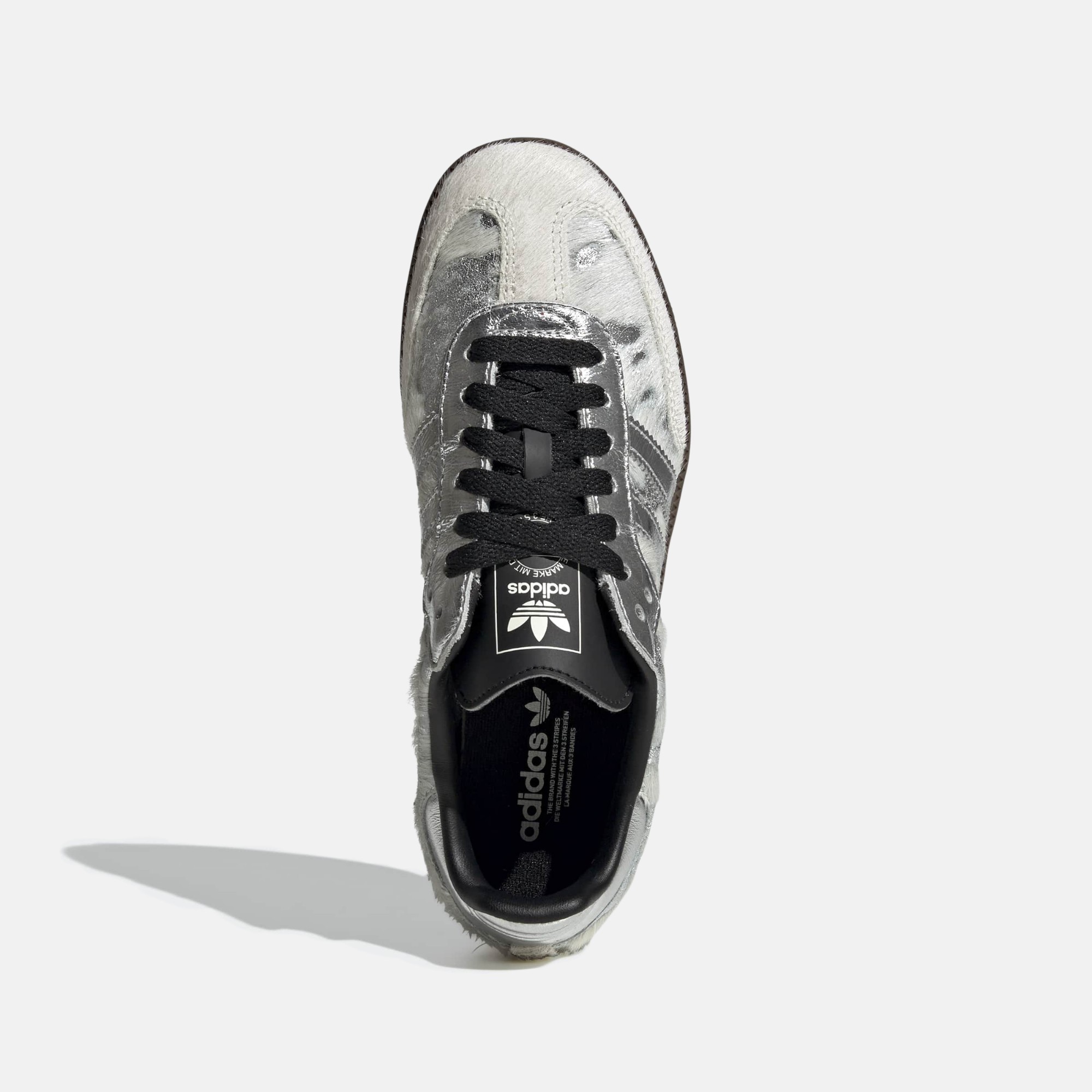 Adidas Women's Samba OG Pony Hair Cream Silver
