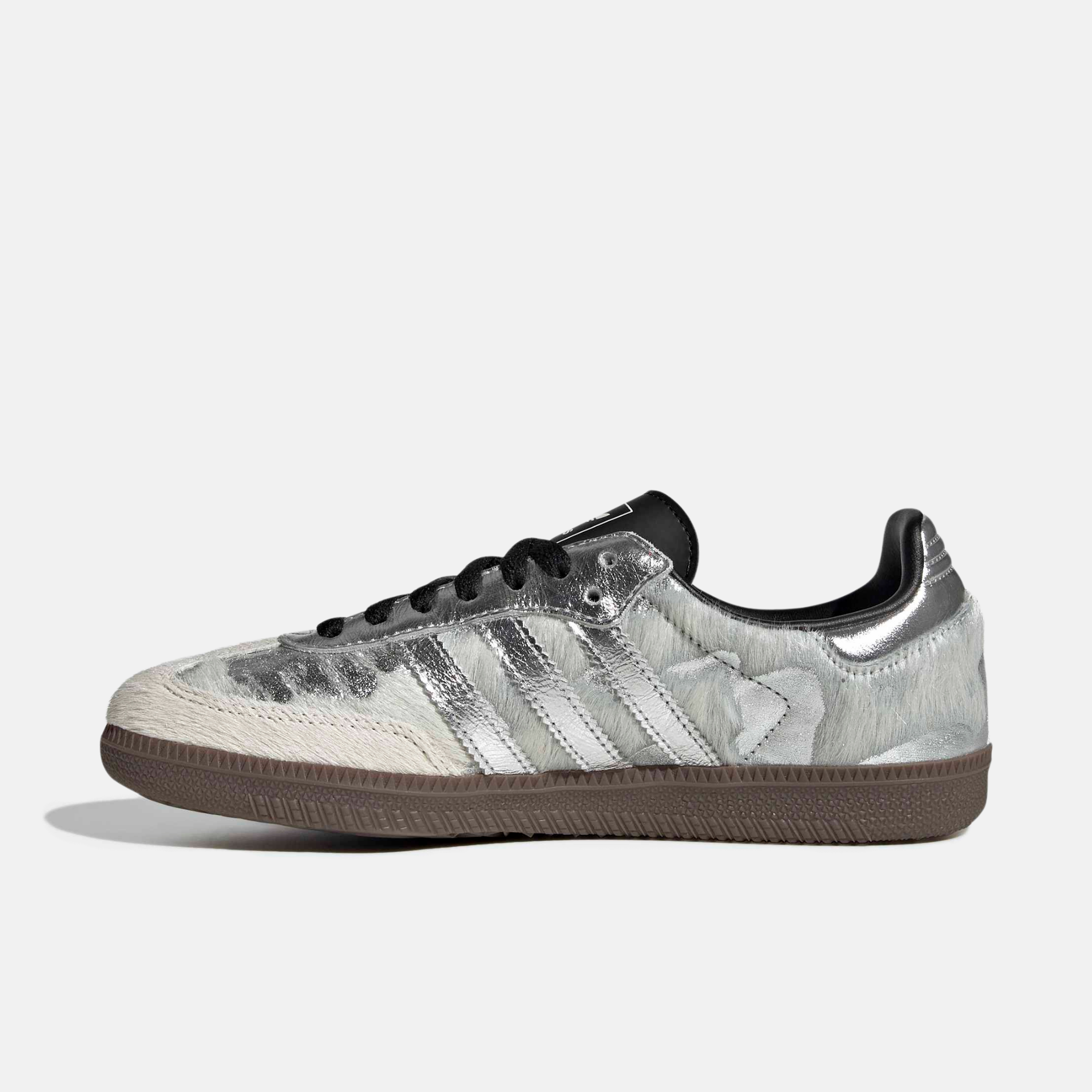 Adidas Women's Samba OG Pony Hair Cream Silver