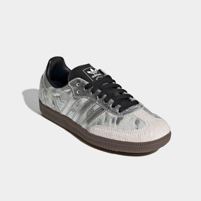 Adidas Women's Samba OG Pony Hair Cream Silver