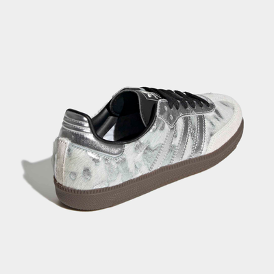 Adidas Women's Samba OG Pony Hair Cream Silver