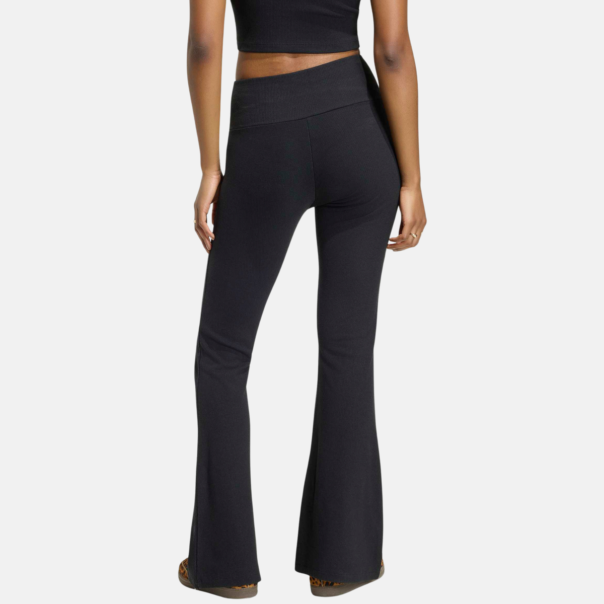 Adidas Women's Essentials Flared Black Leggings