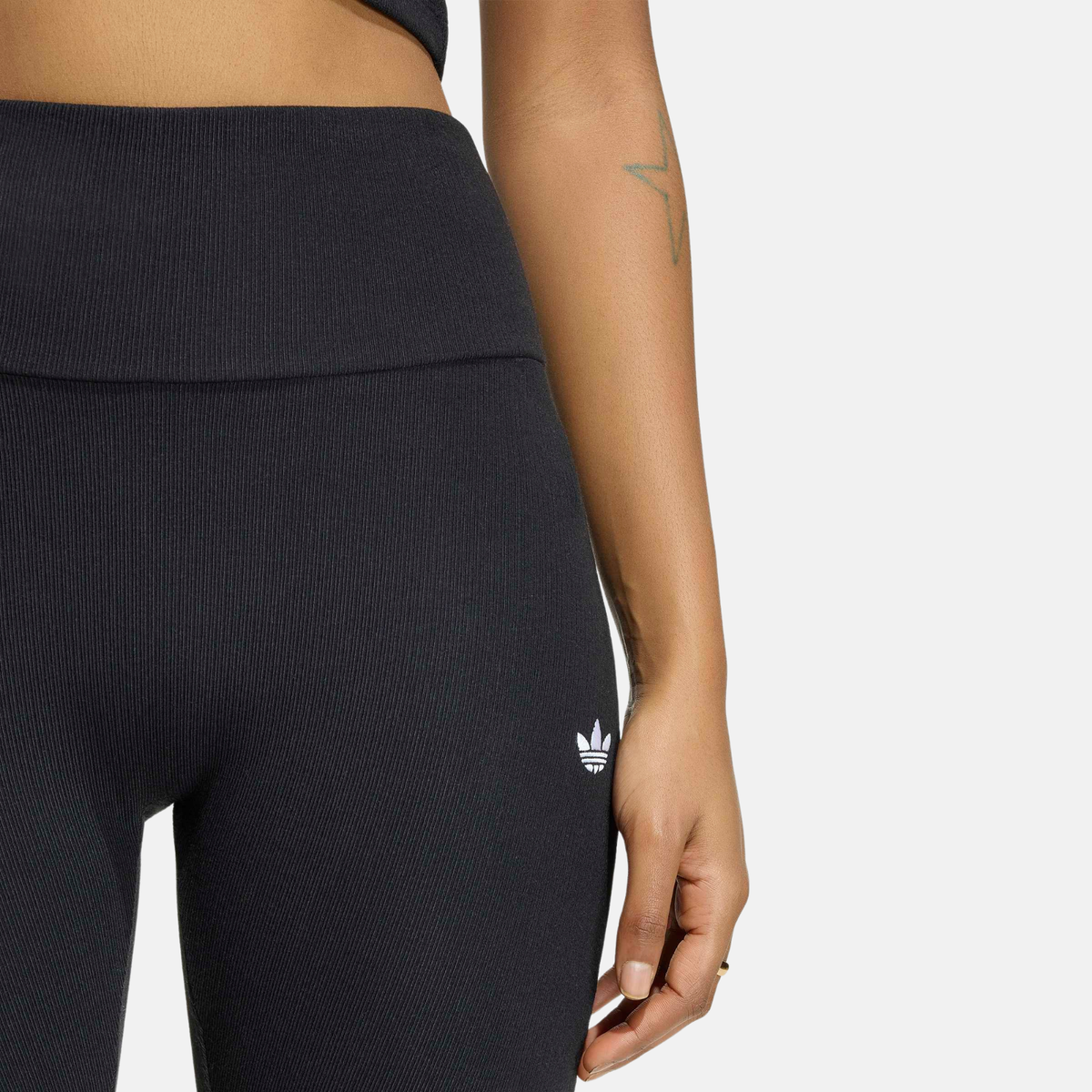 Adidas Women's Essentials Flared Black Leggings