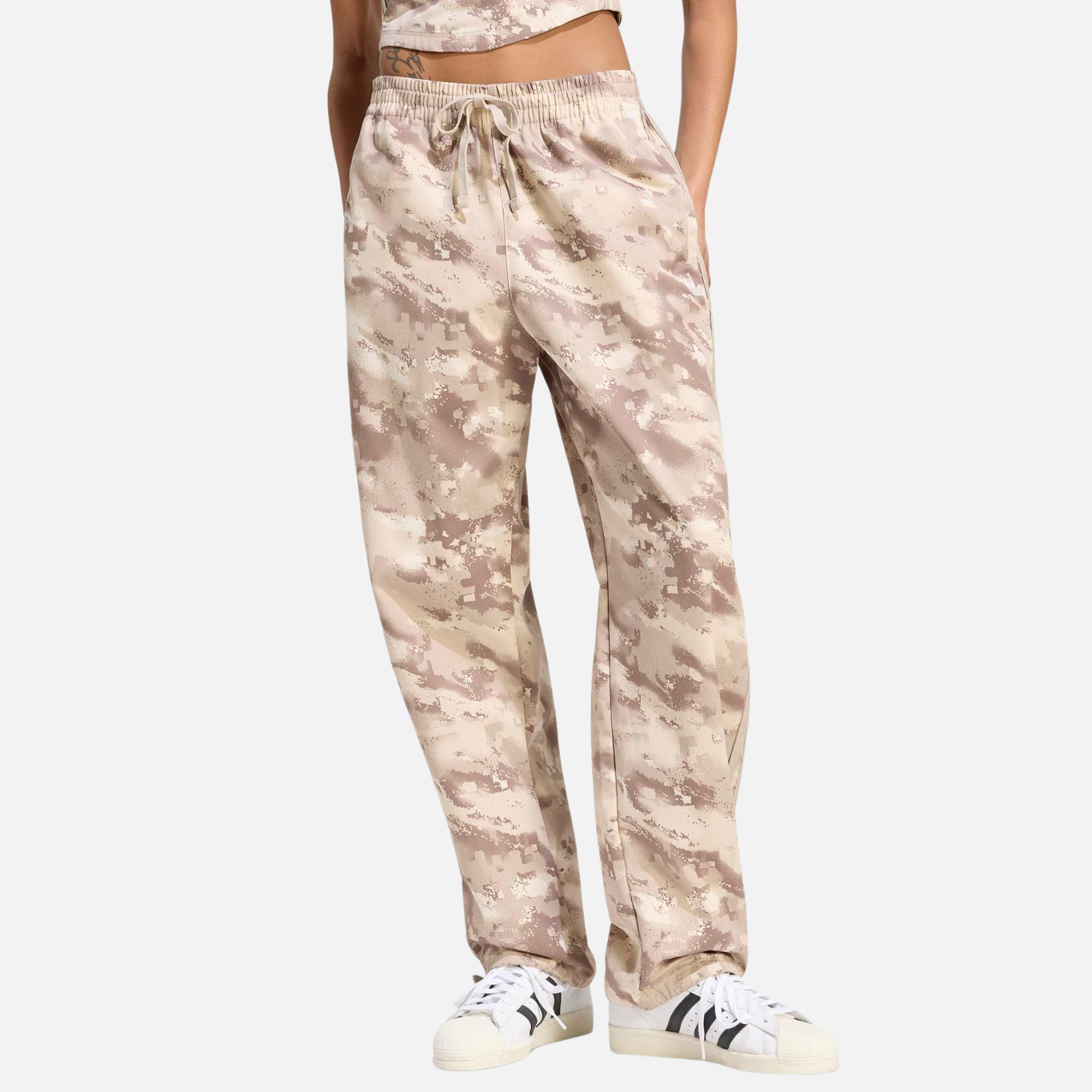 Adidas Women's Light Brown Camo Cargo Pants