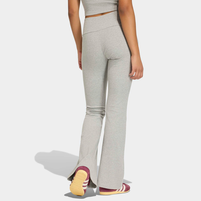 Adidas Women's Essentials Knit Flared Grey Leggings