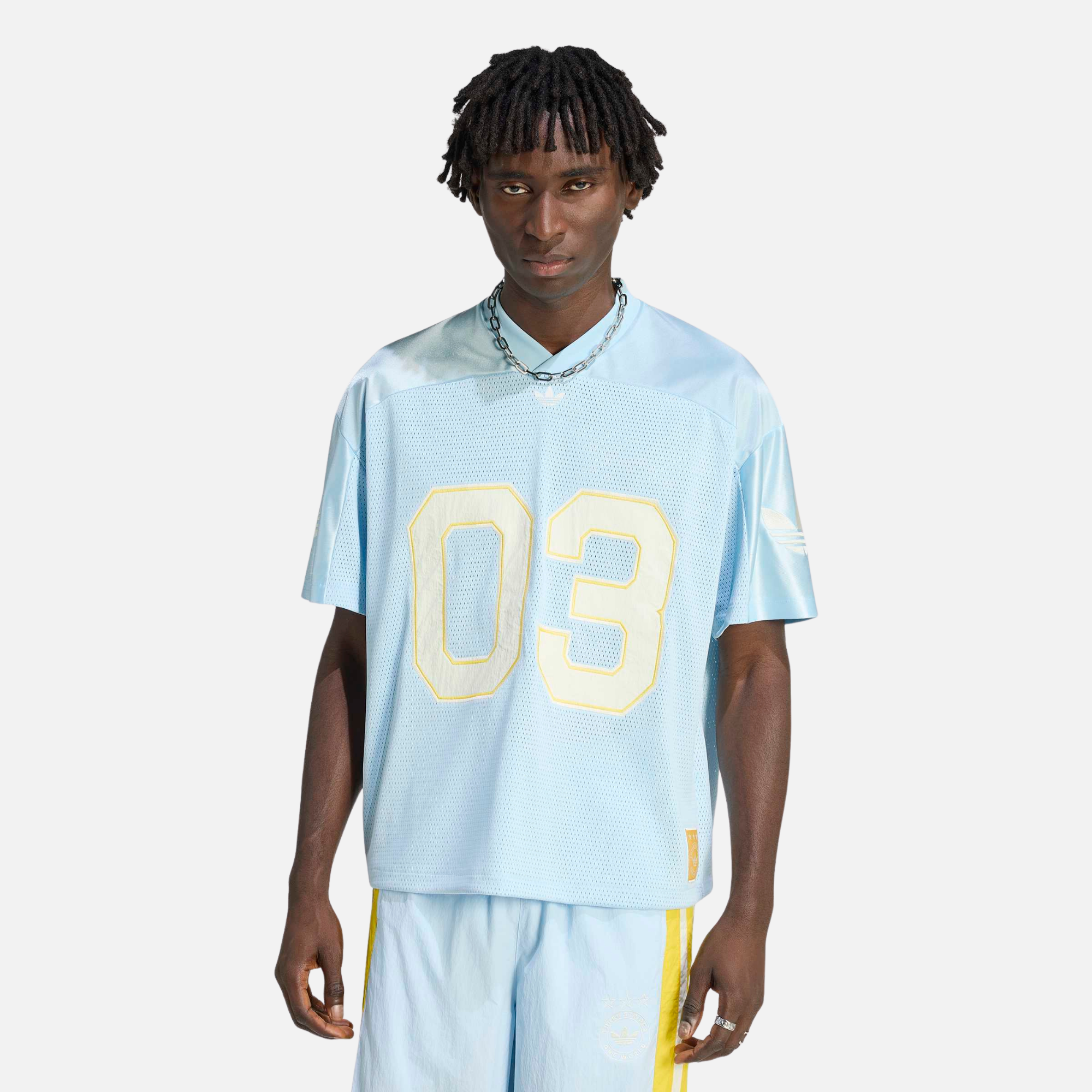 Adidas Originals Ice Blue Football Jersey