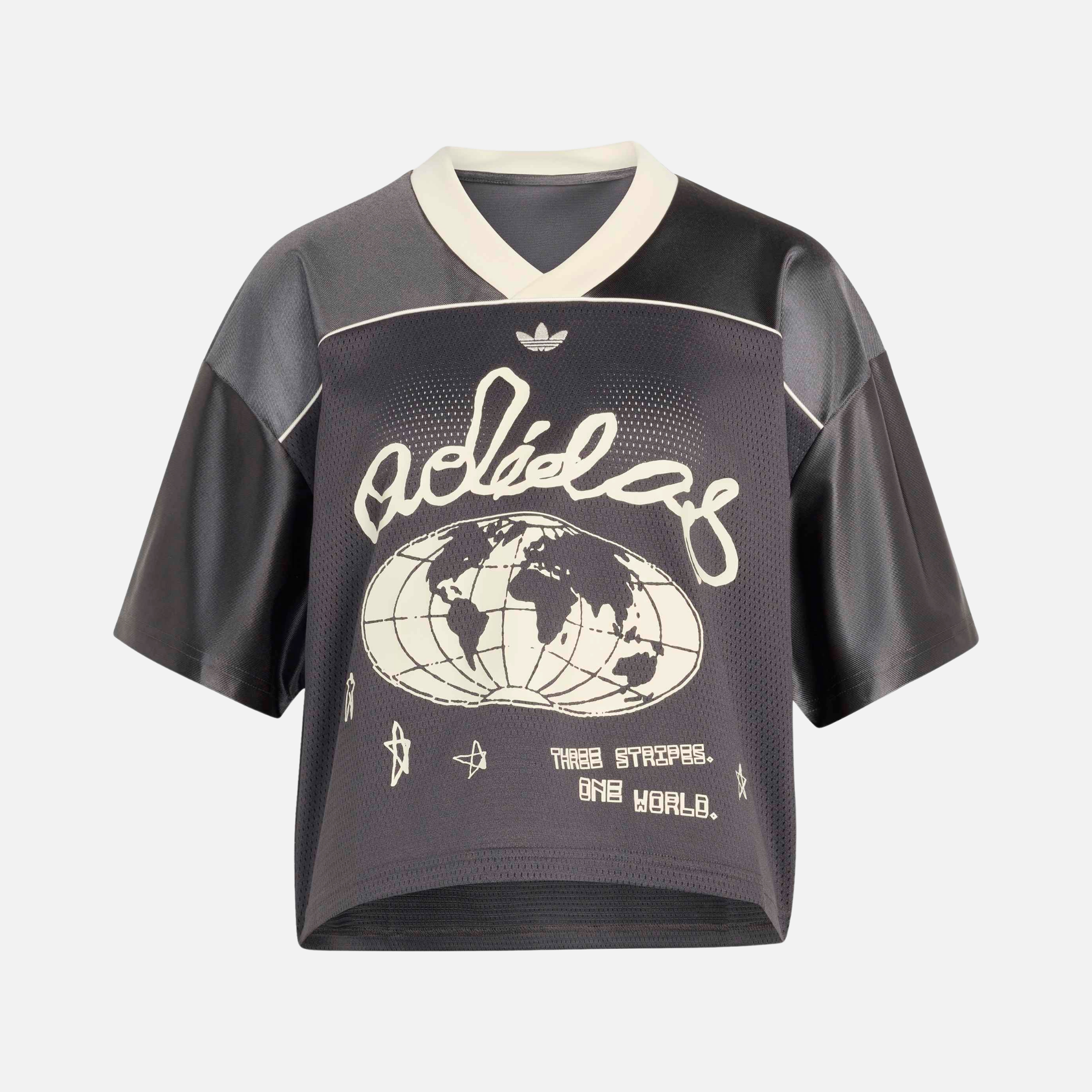 Adidas Women's Cropped Black Soccer Jersey