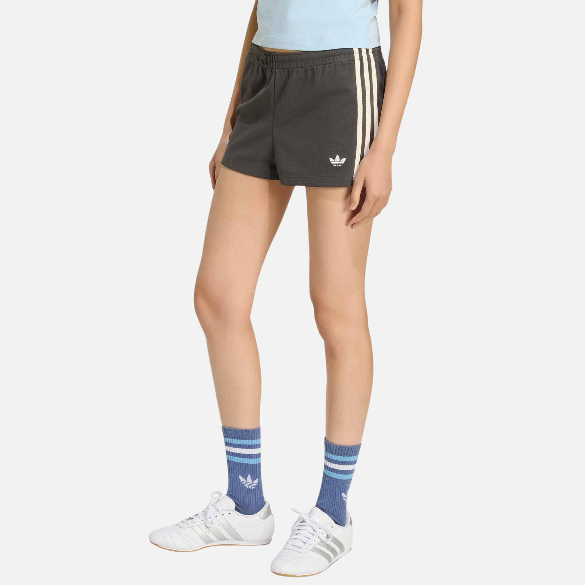 Adidas Women's Originals GFX Utility Black Track Shorts