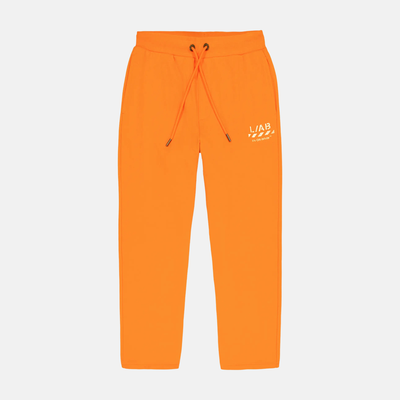 Off White Diag Open Hem Orange Jogger Pants