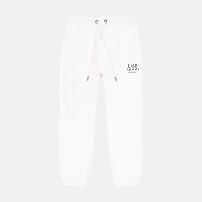 Off White Core Diag White Jogger Pants