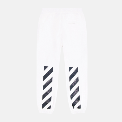 Off White Core Diag White Jogger Pants