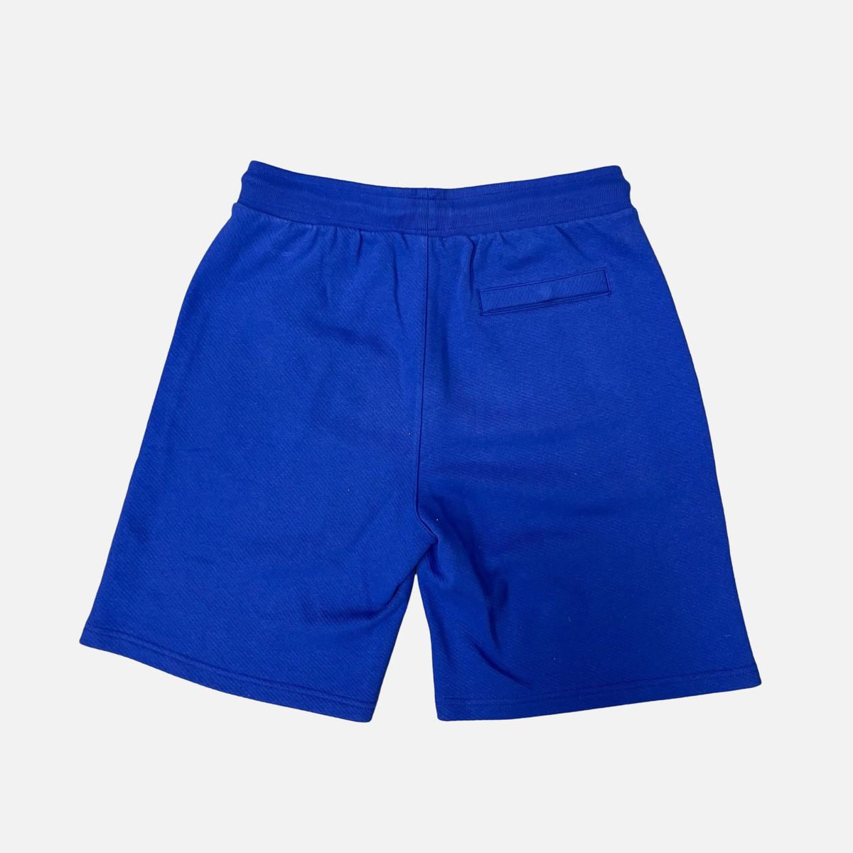Off White Blue Diag Open Hem Jogger Shorts