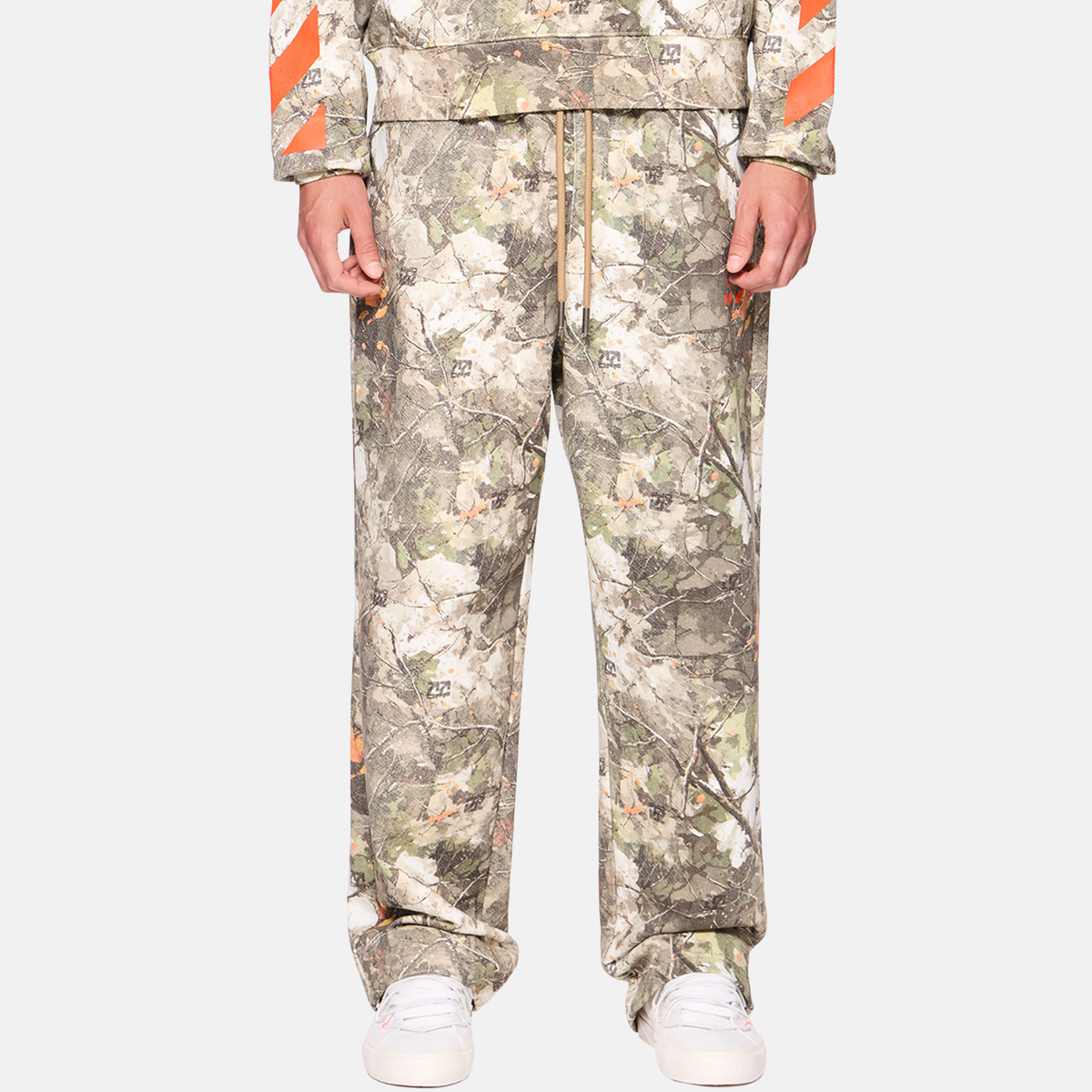 Off White Printed Camo Jogger Pants