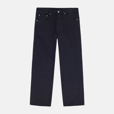 Off White Straight Fit Black Piped Jeans