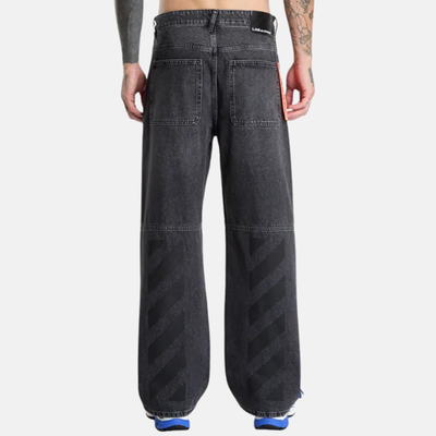 Off White Diag Black Carpenter Jeans