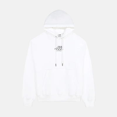 Off White Core Diag Pullover White Hoodie