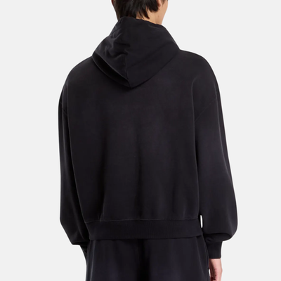 Off White Diag Garment Wash Black Hoodie