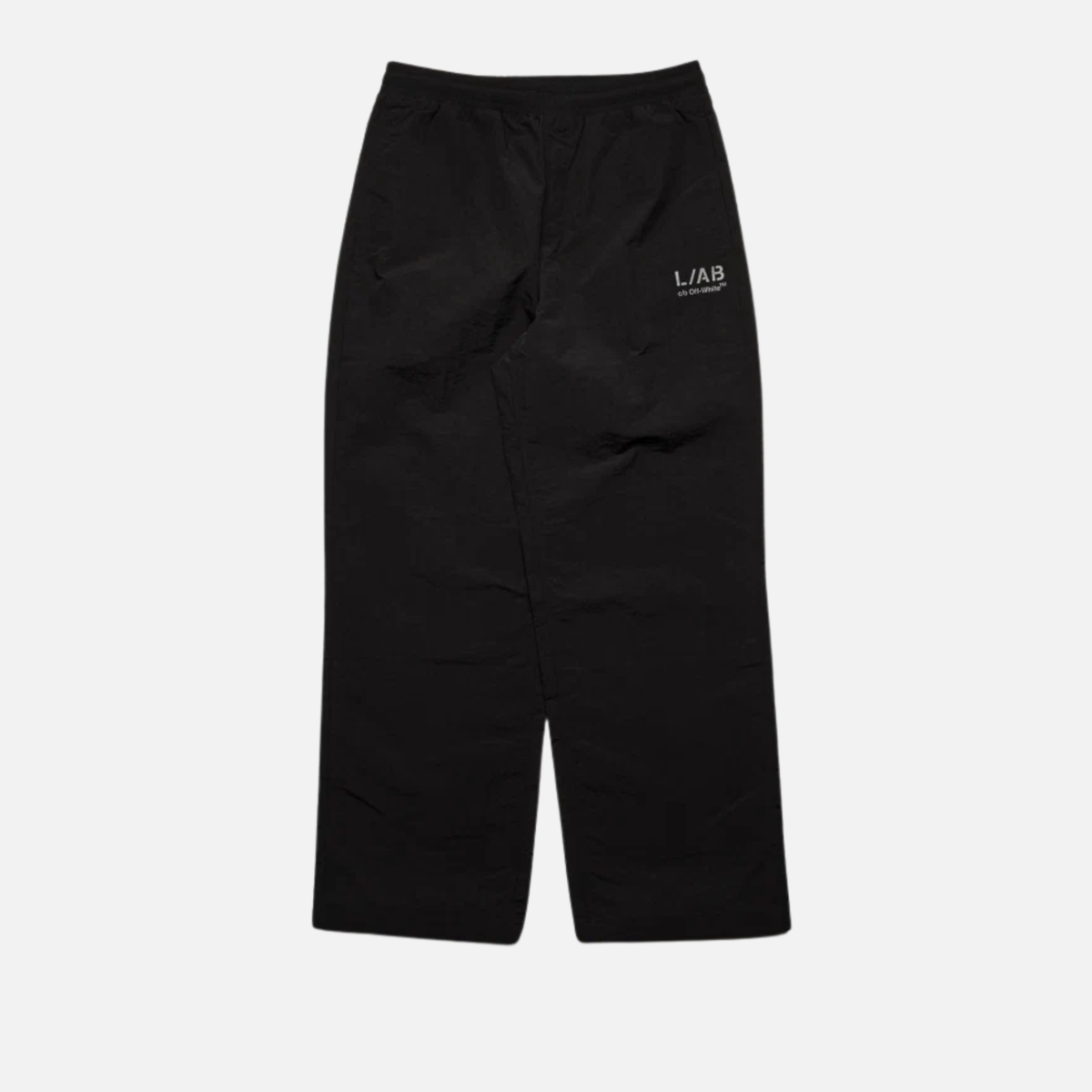 Off White Black Reflective Diag Windbreaker Pants