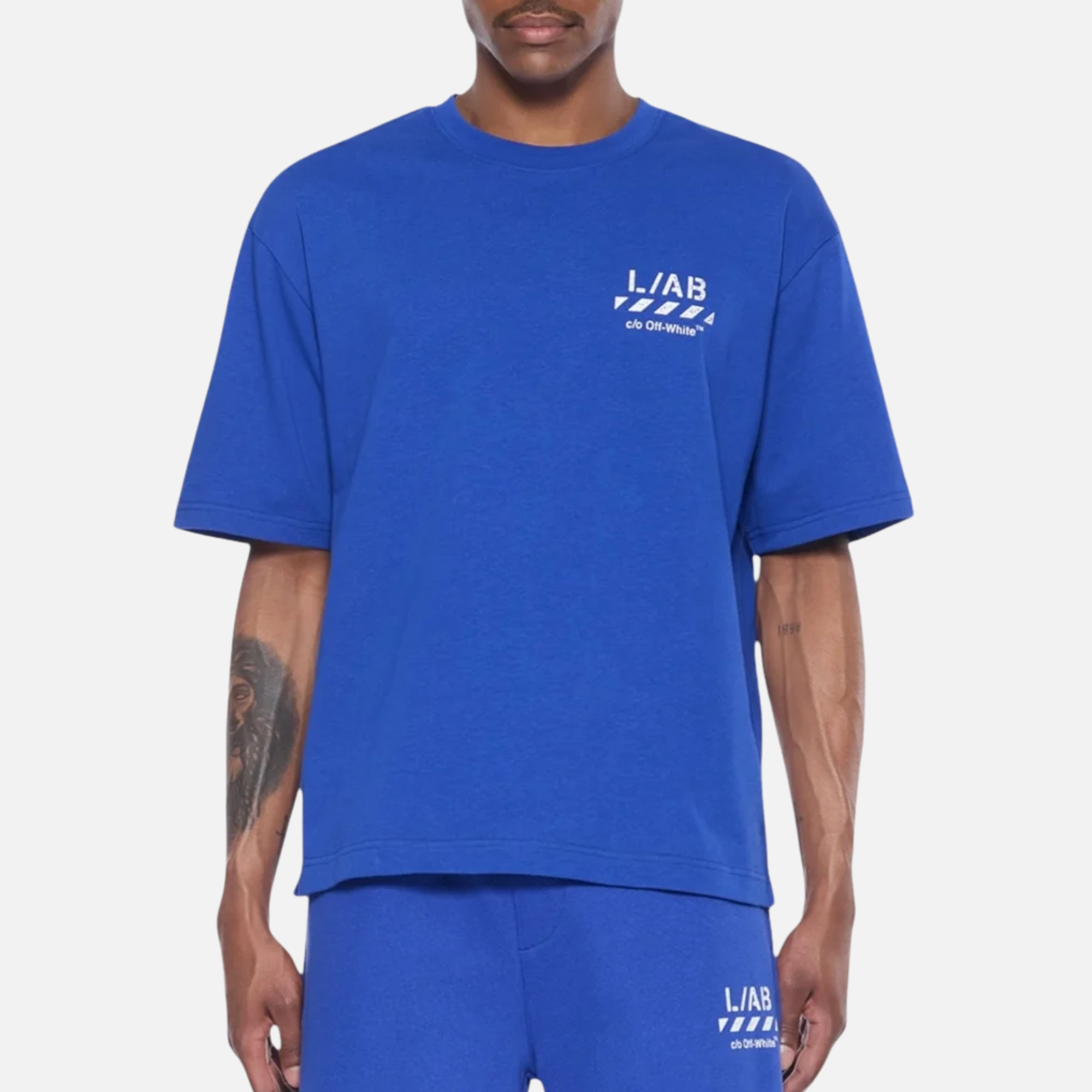 Off White Blue Diag T-Shirt
