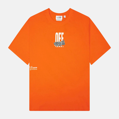 Off White Active Duct Tape Orange T-Shirt