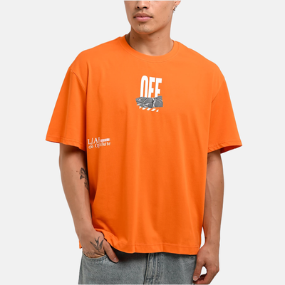 Off White Active Duct Tape Orange T-Shirt