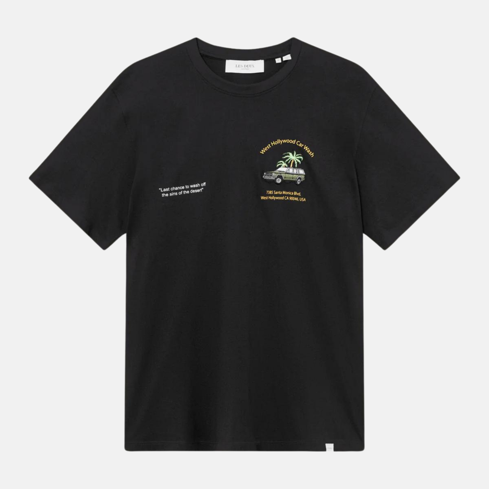 Les Deux Black Car Wash T-Shirt