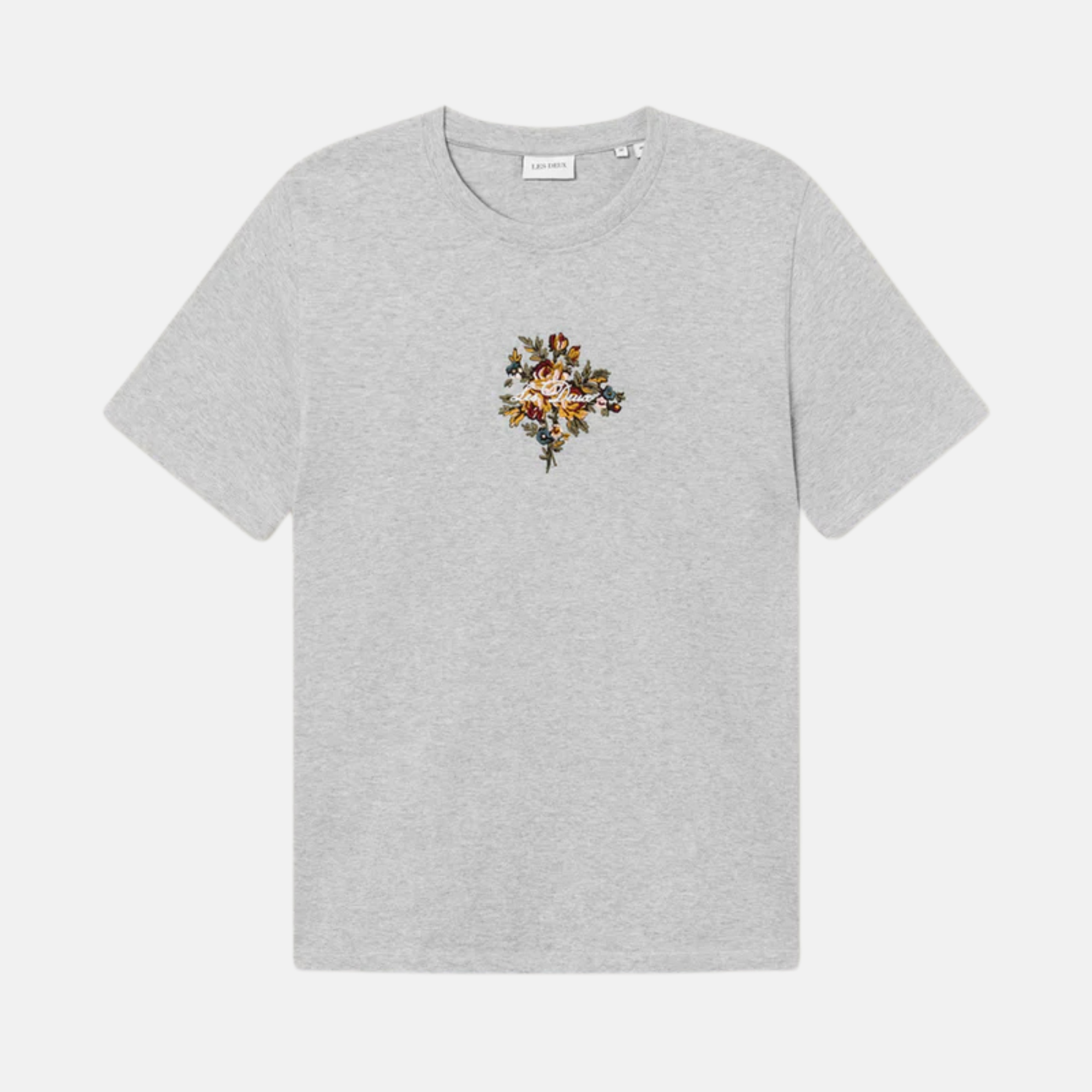 Les Deux Snow Melange Grey Fiore T-Shirt